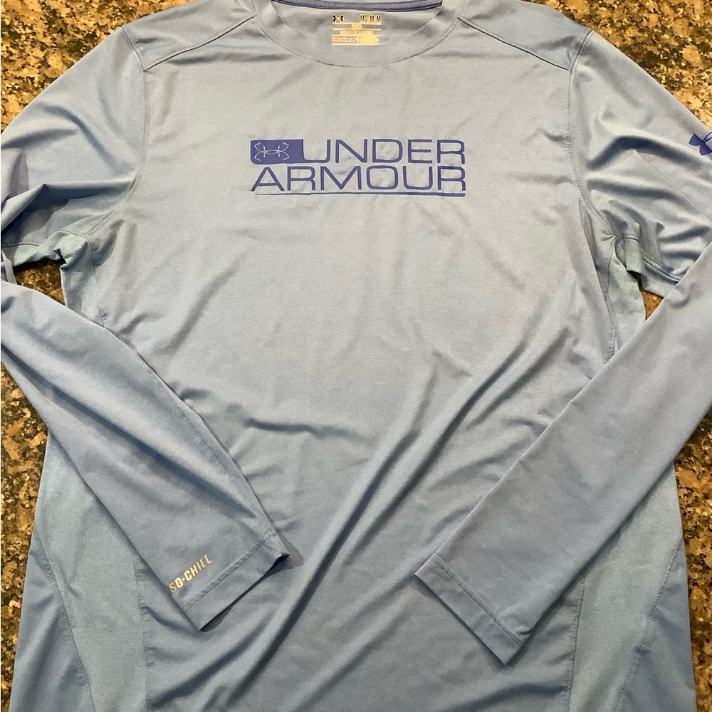 Under Armour Men's Blue Long Sleeve Shirt